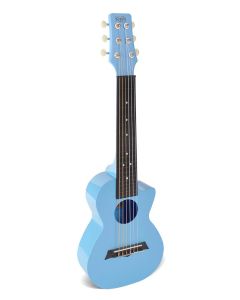 Korala Poly Ukes guitarlele polycarbonaat, achterblad met akoestische kamers, lichtblauw