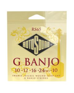 Rotosound Traditional Instruments snarenset banjo, nickel wound, loop end