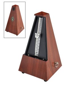 Wittner Maelzel metronome, pyramid shaped, plastic casing, without bell, satin mahogany