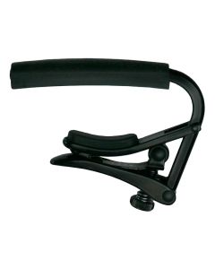 Shubb Standard Series capo voor 12-snarige gitaar, zwart chroom