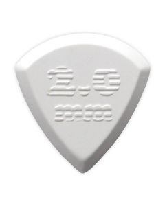 ChickenPicks thermosetting polymer picks, 5-pack, wit, 2.0mm BadAzz III