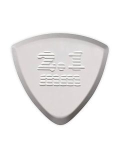 ChickenPicks thermosetting polymer picks, 5-pack, wit, 2.1mm Bermuda III