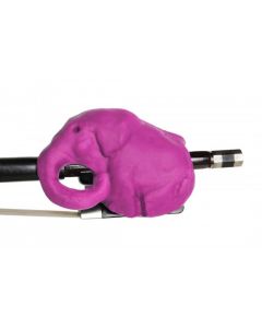 Things 4 Strings instant bow holder "CelloPhant", raspberry purple