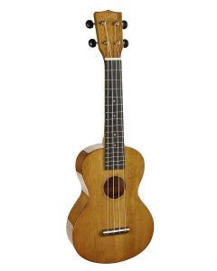 Mahalo Hano Series concert ukelele, gitaarmechanieken, Aquila snaren, vintage naturel, met tas