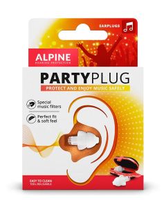 Alpine Hearing Protection PartyPlug oordoppen, transparant