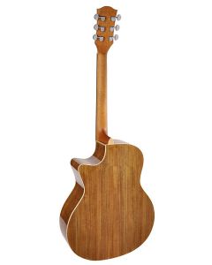 Richwood Master Series handgemaakte gitaar "Songwriter O", massief sparren & ovangkol, cutawaym Fishman Presys I