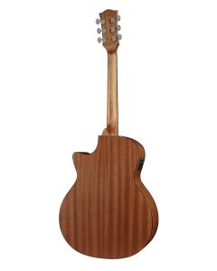 Richwood Master Series handgemaakte grand auditorium guitar, brede hals, massief sparren & mahonie, cutaway, Presys I, sat