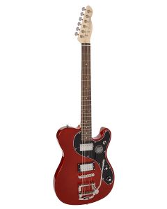 Richwood Master Series elektrische giaar,  "Buckaroo Deluxe Tremola", Roman Red metallic