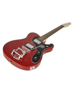 Richwood Master Series elektrische giaar,  "Buckaroo Deluxe Tremola", Roman Red metallic