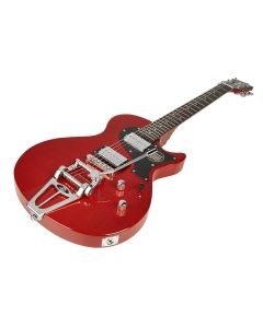 Richwood Master Series elektrische gitaar, "Retro Special Tremola", set neck, Portage Red