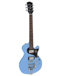 Richwood Master Series elektrische gitaar, "Retro Special Tremola", set neck, Irvine Blue