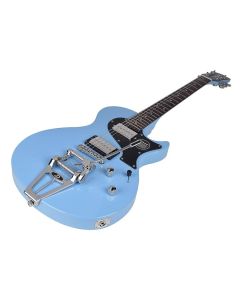 Richwood Master Series elektrische gitaar, "Retro Special Tremola", set neck, Irvine Blue