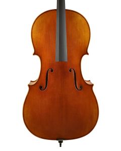 Scott Cao Conservatory cello 4/4, Europees sparren en mooi gevlamd esdoorn, gepatineerde lak, 'Stradivarius' model