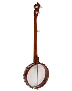 Richwood Heritage Series folk banjo 5-snarig, open achterkant, 24 brackets