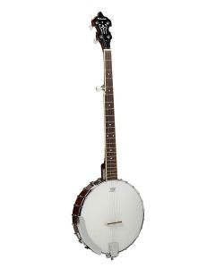 Richwood Heritage Series folk banjo 5-snarig, open achterkant, 24 brackets