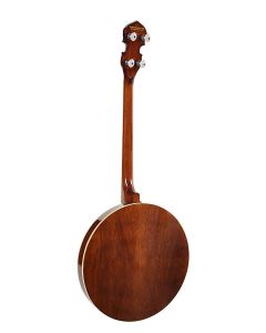 Richwood Heritage Series tenor banjo 4-snarig. aluminium rim  tone ring, ebben toets, 24 brackets,19 frets