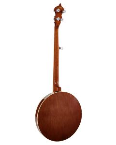 Richwood Heritage Series bluegrass banjo, 5-snarig, aluminium rim en tone ring, ebben toets, 24 brackets