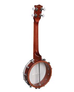 Richwood Heritage Series ukelele banjo. open achterkant, mahonie rim, 12 brackets