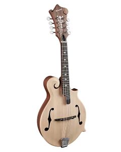 Richwood Heritage Series mandoline F-style, massief sparren top, massief mahonie zij- en achterkant, naturel satijnlak