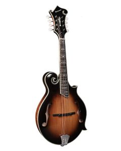 Richwood Heritage Series mandoline F-style, massief sparren top, massief esdoorn zij- en achterkant, vintage sunburst