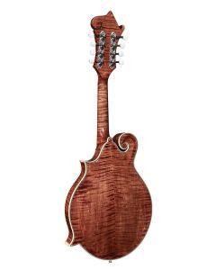 Richwood Heritage Series mandoline F-style, massief sparren top, massief gevlamd esdoorn zij- en achterkant