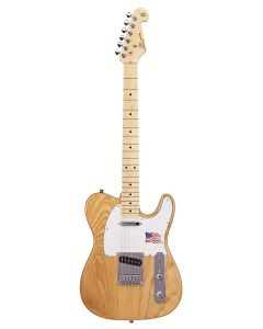 SX ASH Series elektrische gitaar, USA essen body, esdoorn hals, 2 x single coil, naturel