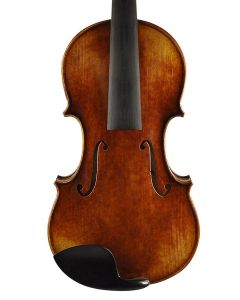 Rudolph Conservatoire viool 4/4, olielak met een donkerbruin antique afwerking, licht gevlamd, Guarneri del Ges  model