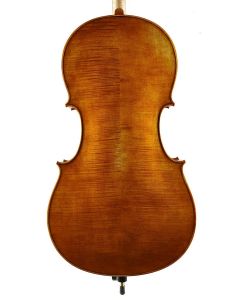 Rudolph Conservatoire cello 4/4, all solid, oil varnish with amber brown finish, flamed