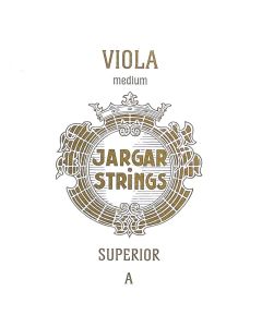 Jargar Superior altvioolsnaar A-1, medium, chrome-steel core, chrome winding, removable ball end