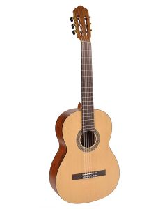 Salvador klassieke gitaar, spruce top, sapele b&s, Savarez snaren, satin finish