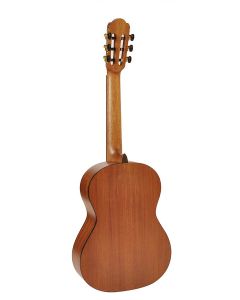 Salvador klassieke gitaar, spruce top, sapele b&s, Savarez snaren, satin finish, 3/4 junior model, 580 mm