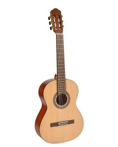 Salvador klassieke gitaar, spruce top, sapele b&s, Savarez snaren, satin finish, 3/4 junior model, 580 mm