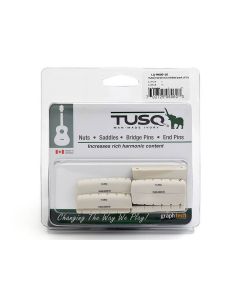 Graph Tech TUSQ 10-pack acoustic guitar nuts (Martin), angled bottom, slotted