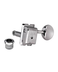 Gotoh machine heads for guitar, 6x left, ratio 1:15, heigth adjustable posts, magnum lock, nickel button