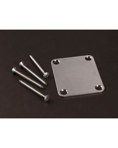 Gotoh Master Relic Collection neck plate for guitar, including 4 screws, aged chrome