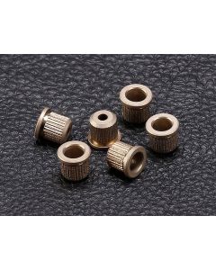 Gotoh Master Relic Collection string ferrules, set of 6, aged nickel