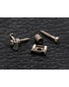 Gotoh Master Relic Collection string retainer, Stallion, nickel spacer and screw, set of 2, aged nickel