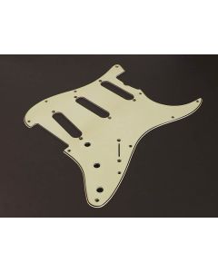 Boston Master Relic Series pickguard Stallion SSS, 3 ply mint ivory relic