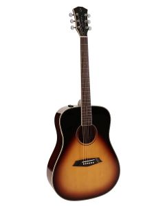 Sire Guitars A3 Series Larry Carlton akoestische dreadnought gitaar met SIB elektronica, vintage sunburst