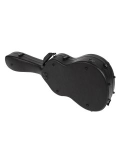 Boston El Cl sico Series hardshell glasvezel koffer voor klassieke gitaar, met schouderriemen en accessoirevak, zwart