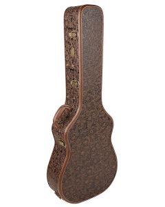 Boston Limited Edition deluxe design koffer voor dreadnought gitaar, hout, met slot, carved fractals