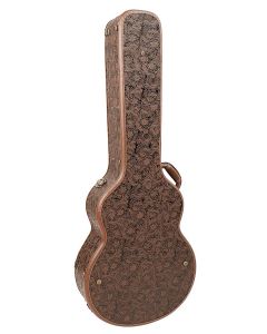 Boston Limited Edition deluxe design koffer voor mini-jumbo-model akoestische gitaar, hout, met slot, carved fractals.