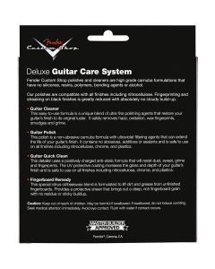 Fender Custom Shop Series guitar cleaning kit, 4-pack