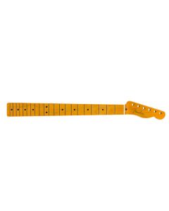 Fender Genuine Replacement Part 50's Telecaster neck, 21 vintage frets,7,25" radius maple fingerboard, C-profile, amber lacquered