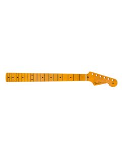 Fender Genuine Replacement Part 50's Stratocaster neck, 21 vintage frets, 7,25" radius maple fb, soft V-shape, amber lacquered