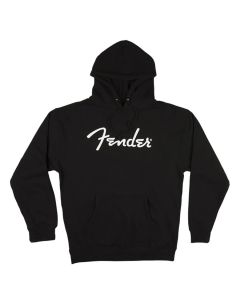 Fender Clothing spaghetti logo hoodie, black, M