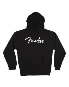 Fender Clothing spaghetti logo hoodie, black, L