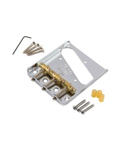 Fender Genuine Replacement Part bridge assembly for American Vintage "Hot Rod" Telecaster, nickel