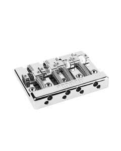 Fender Genuine Replacement Part bridge assembly HiMass 4-string Bass, chrome with zinc saddles