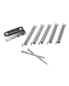 Fender Genuine Replacement Part tremolo spring mounting claw kit for Pure Vintage Stratocaster, nickel